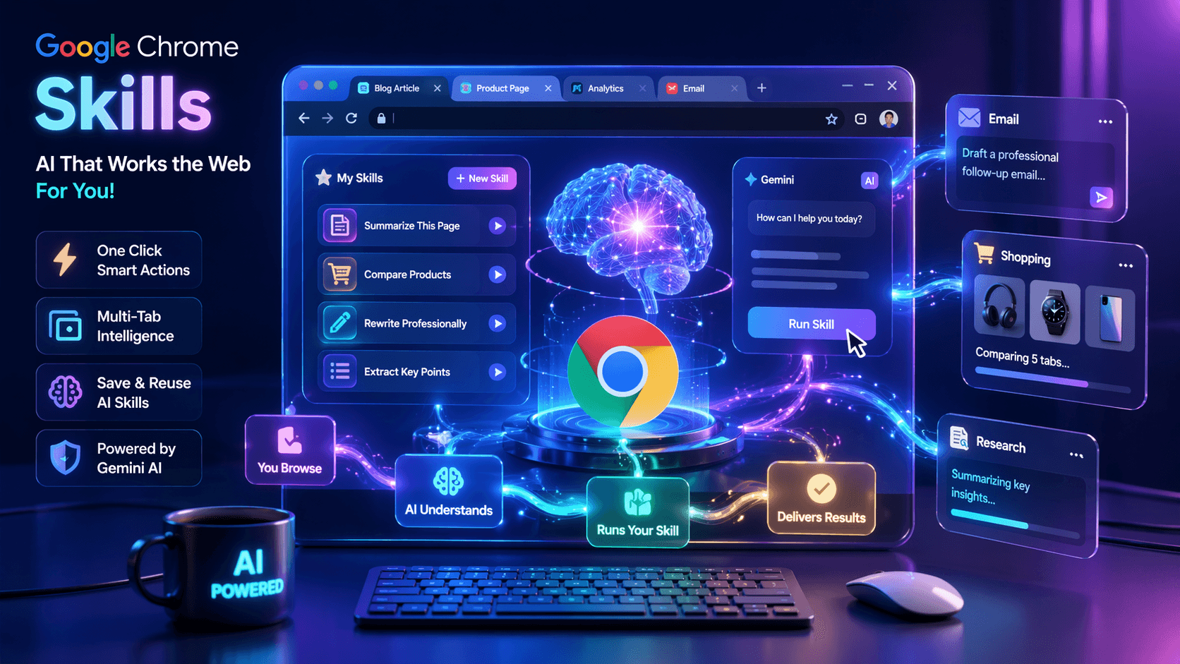 Google Introduces AI Skills in Chrome: The Future of Smart Browsing